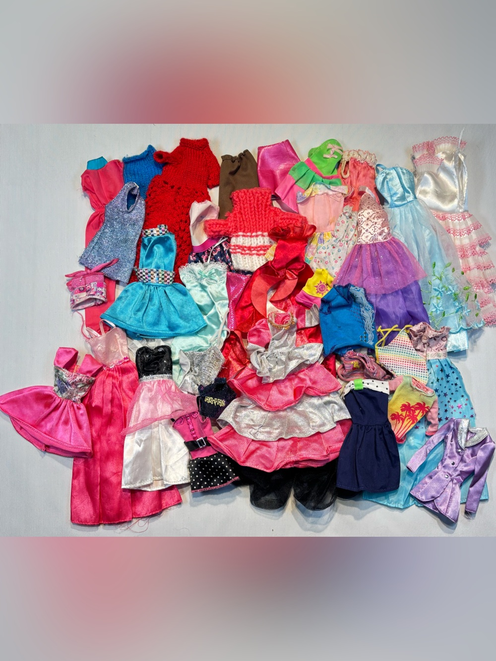 Lot of Barbie Doll Clothes for Repair/Restoration - Huge Bundle!